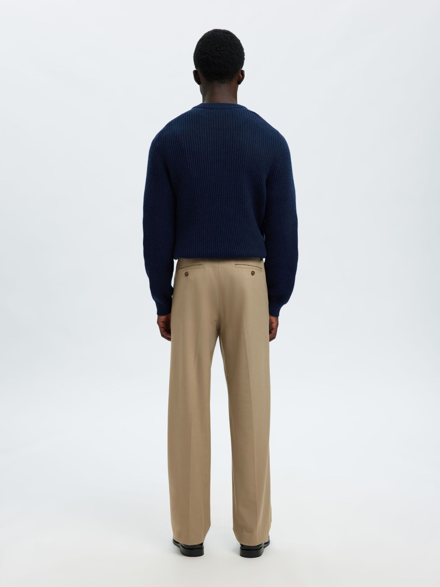 220 COUPE AMPLE PANTALON, Greige, highres
