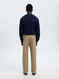 220 COUPE AMPLE PANTALON, Greige, highres