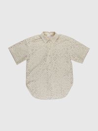 OVERSIZED LACE SHIRT, Sandshell, highres