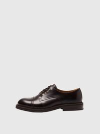 LEER KLASSIEKE DERBY-SCHOENEN, Demitasse, highres