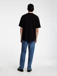 RELAXED FIT T-SHIRT, Black, highres