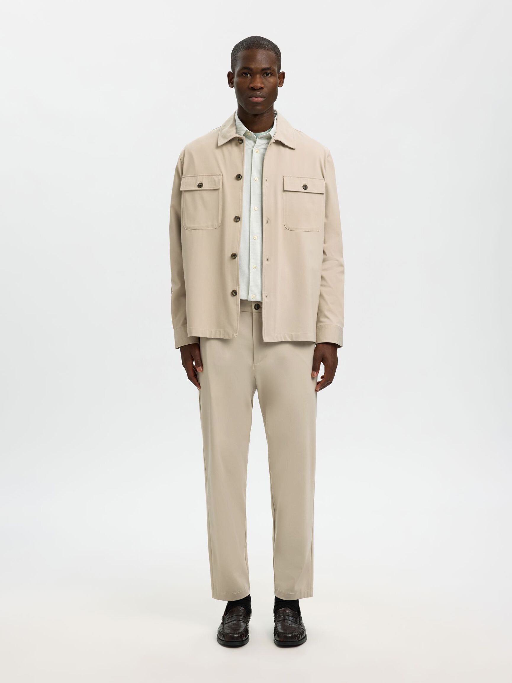 SMAL PASSFORM AVSMALNANDE BYXOR, Pure Cashmere, highres