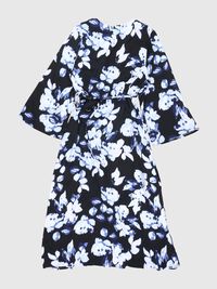 SHORT DRESS, Black, highres