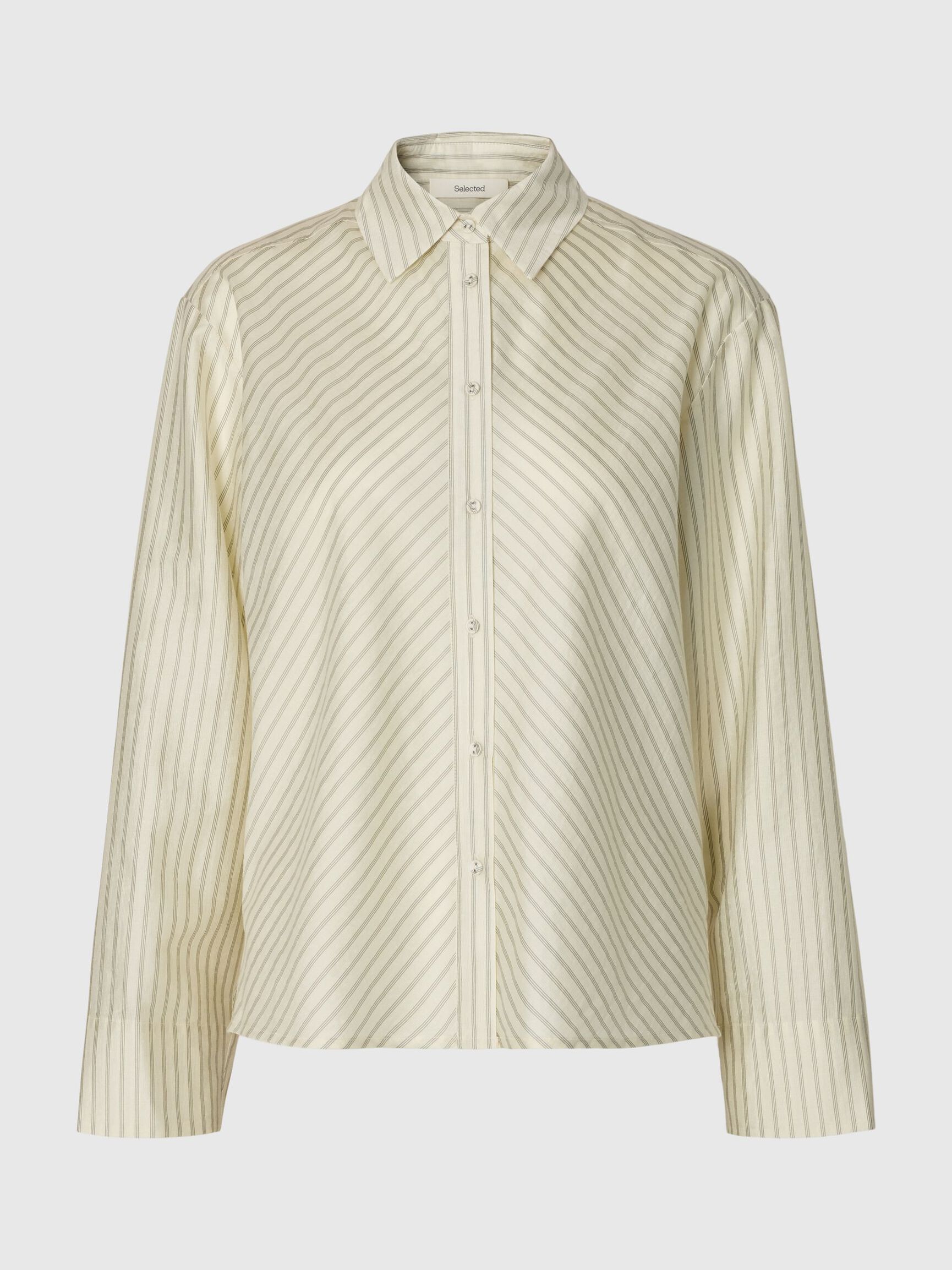 RELAXED FIT SHIRT, Egret, highres