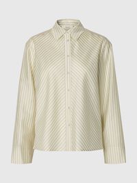 RELAXED FIT SHIRT, Egret, highres