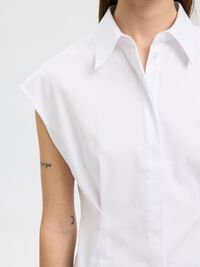 SLIM FIT KURZARMHEMD, Bright White, highres
