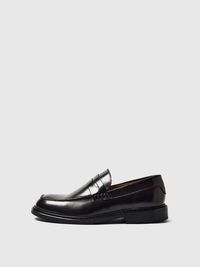 LÆDER LOAFERS, Chestnut, highres