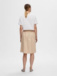 BAUMWOLL MIDIROCK, Humus, highres