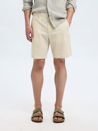 SEERSUCKER SHORTS, Kelp, highres