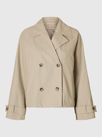 KORT TRENCHCOAT, Island Fossil, highres