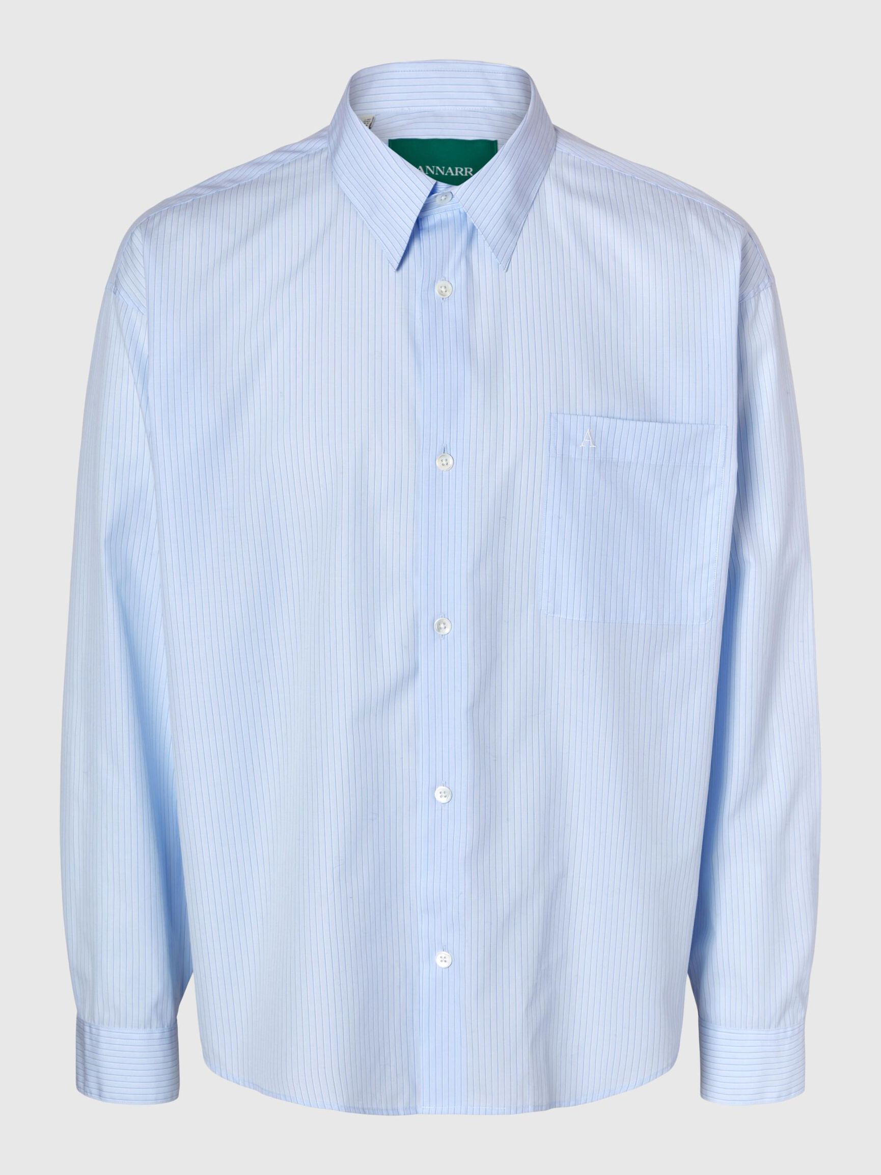 RELAXED FIT SHIRT, Cashmere Blue, highres