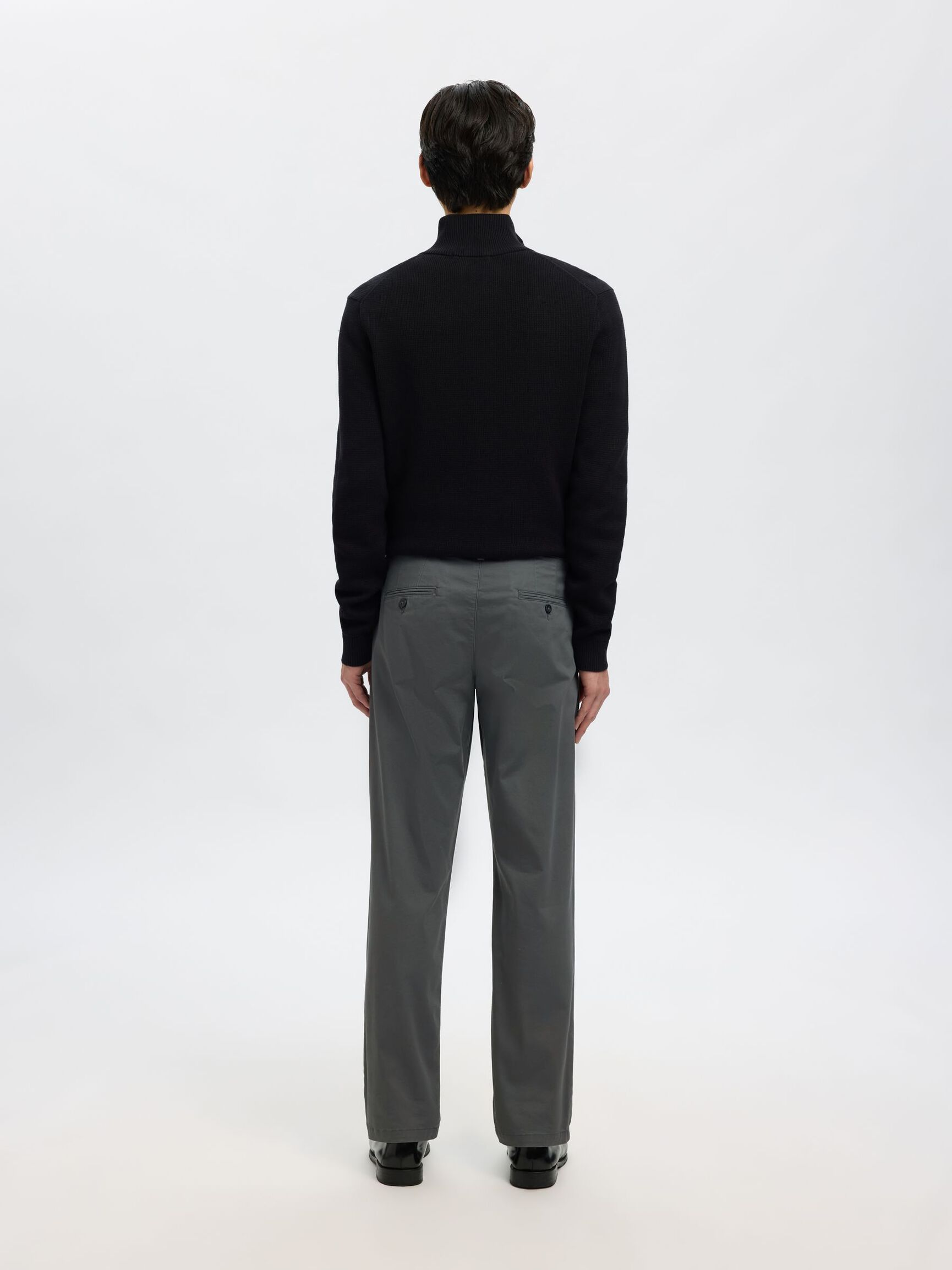 196 STRAIGHT FLEX CHINO, Dark Shadow, highres