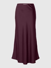 SATIN MIDI SKIRT, Fig, highres