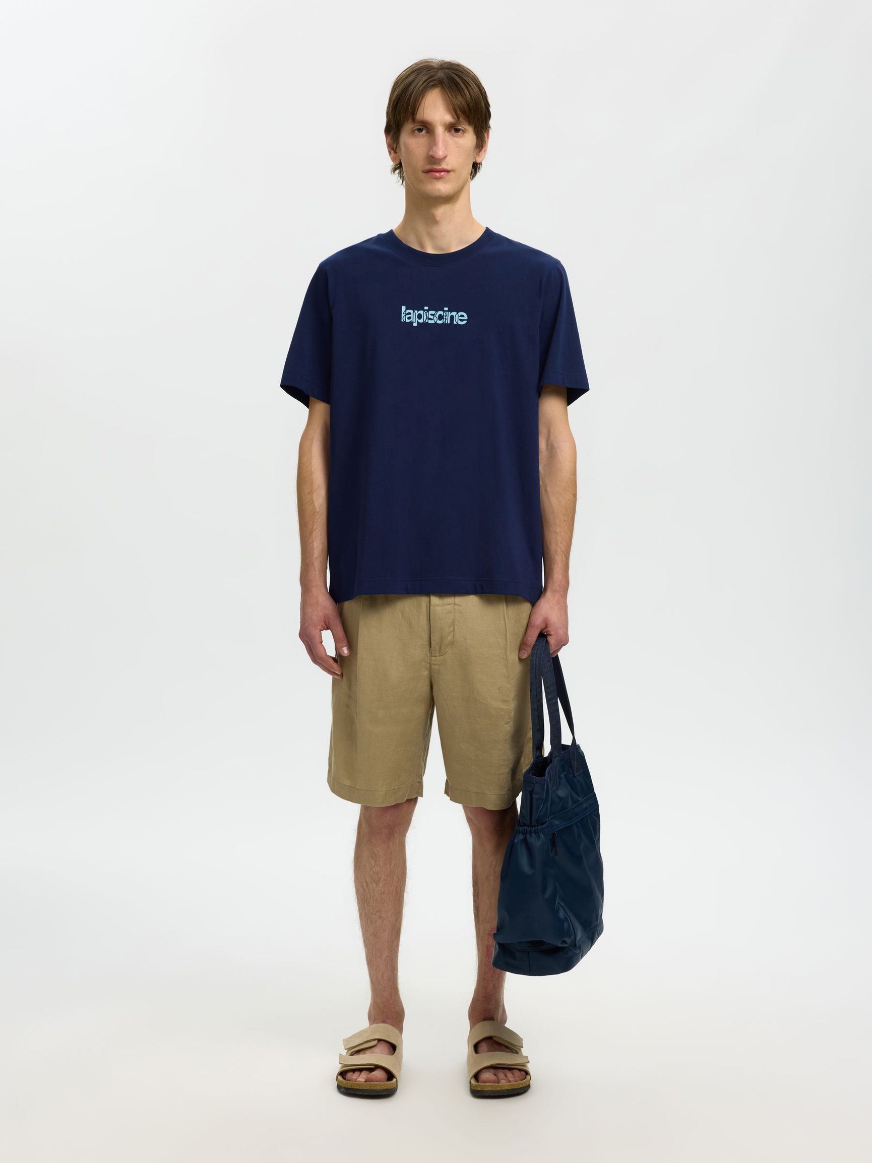 PRINTED COTTON T-SHIRT, Ocean Cavern, highres