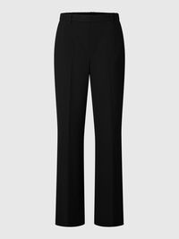  VEYRA ELASTICATED WAIST WIDE-LEG TROUSERS, Black, highres