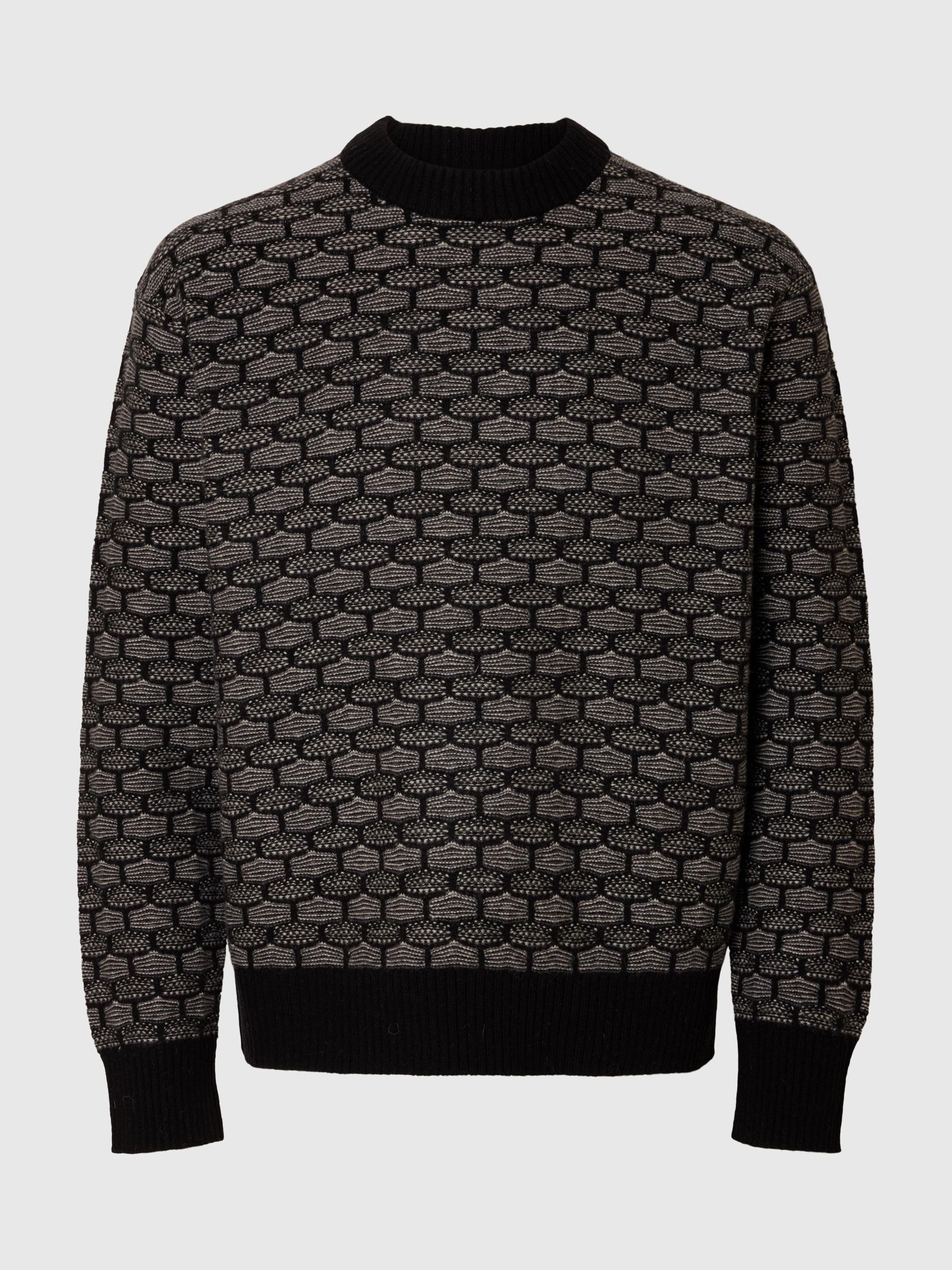 PULL EN MAILLE, Black, highres