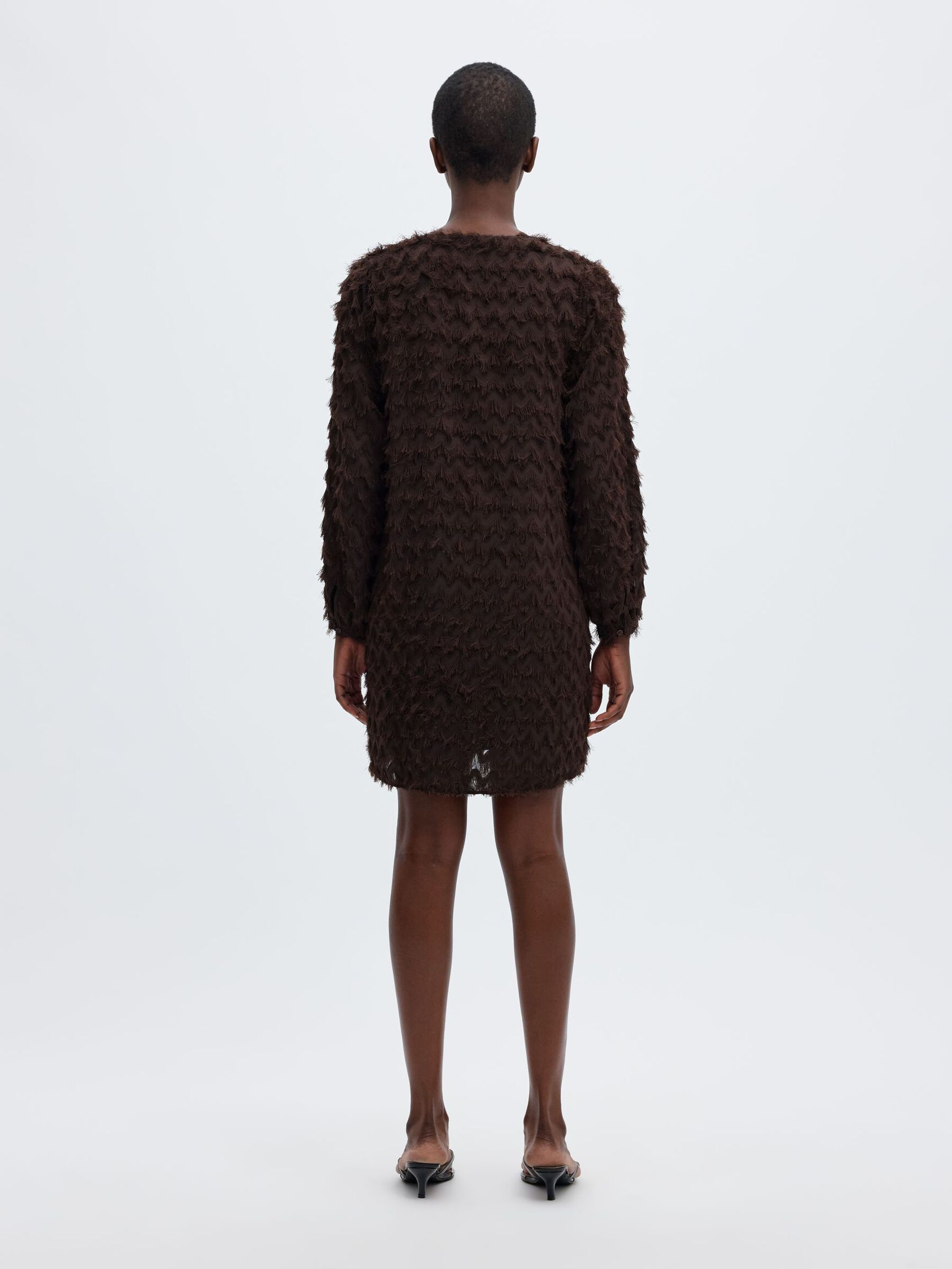 FRINGE MINI DRESS, Delicioso, highres