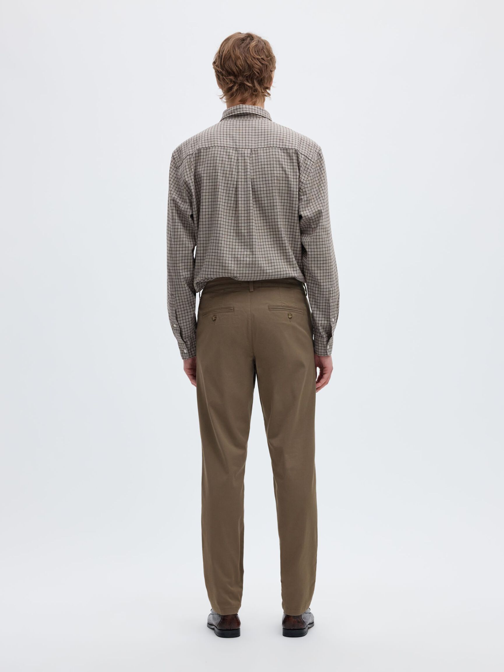 175 SLIM FIT FLEX CHINOS, Morel, highres