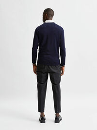 MANCHES LONGUES PULL, Navy Blazer, highres
