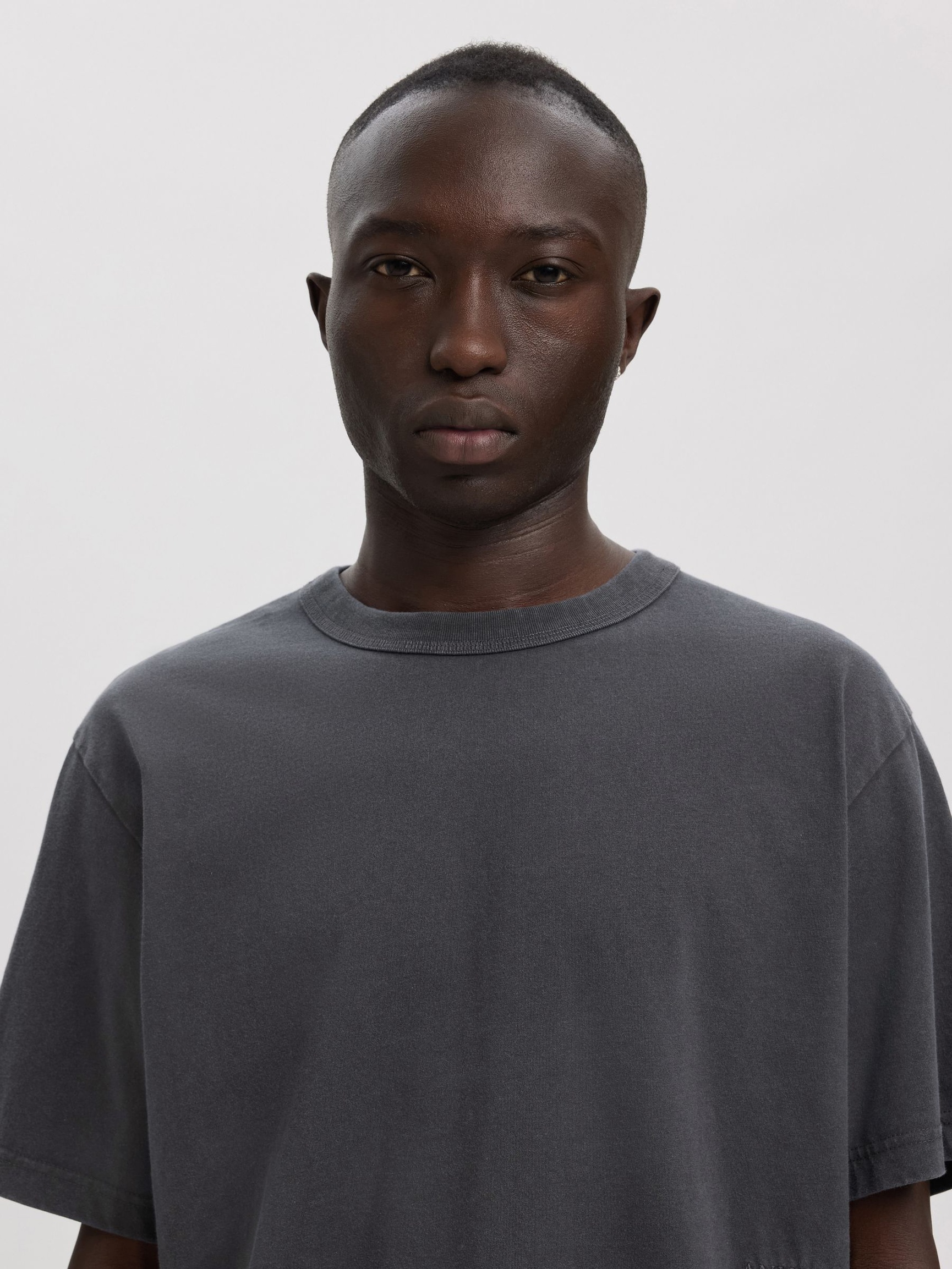 REGULAR FIT T-SHIRT, Forged Iron, highres