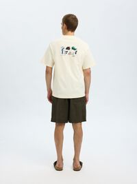 IMPRIMÉE T-SHIRT RAS DU COU, Egret, highres