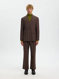 WOOL BLEND DOUBLE-BREASTED BLAZER, Delicioso, highres