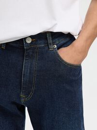 75 FLEX SLIM FIT JEANS, Dark Blue Denim, highres