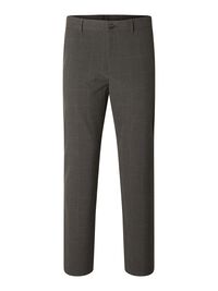 175 COUPE SLIM PANTALON, Grey Melange, highres