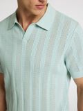 Selected ALGODÓN 100 % CAMISETA DE POLO DE PUNTO, Winter Sky, highres - 16096390_WinterSky_006.jpg