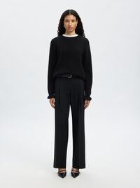 PULLOVER, Black, highres