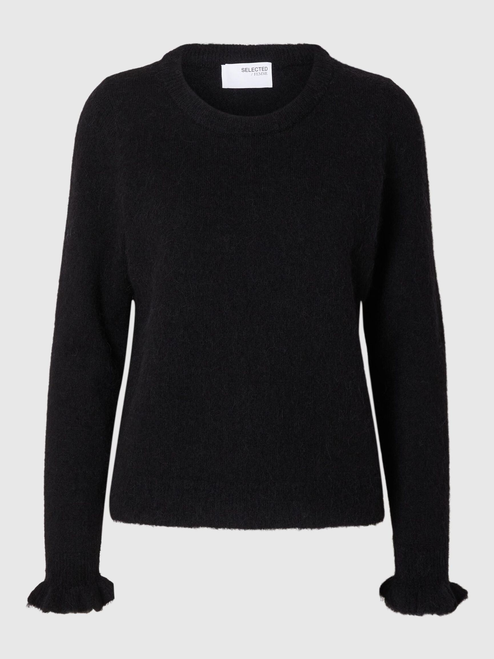 PULLOVER, Black, highres