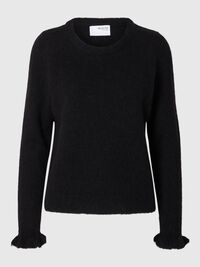 PULLOVER, Black, highres