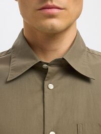RELAXED FIT TWILL SHIRT, Vetiver, highres
