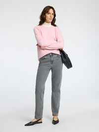 LANGE MOUWEN TRUI, Bleached Mauve, highres