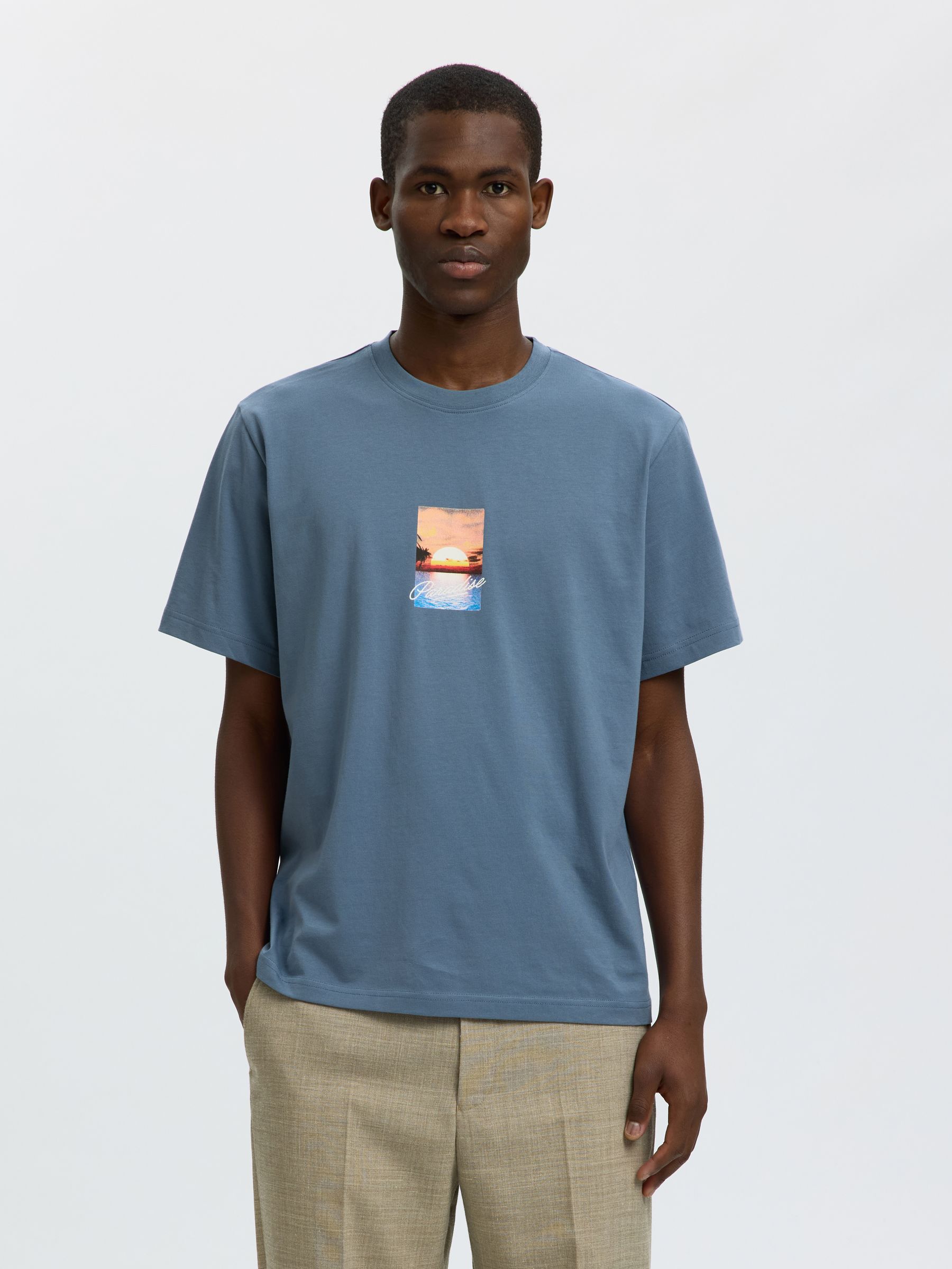 COUPE CLASSIQUE T-SHIRT, Blue Mirage, highres