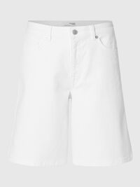 DENIM BERMUDA SHORTS, Snow White, highres