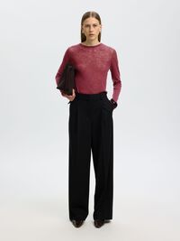 100% MERINO WOOL PULLOVER, Tawny Port, highres