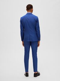 GEWEBTER WOLLGEMISCH BLAZER, Blue Depths, highres