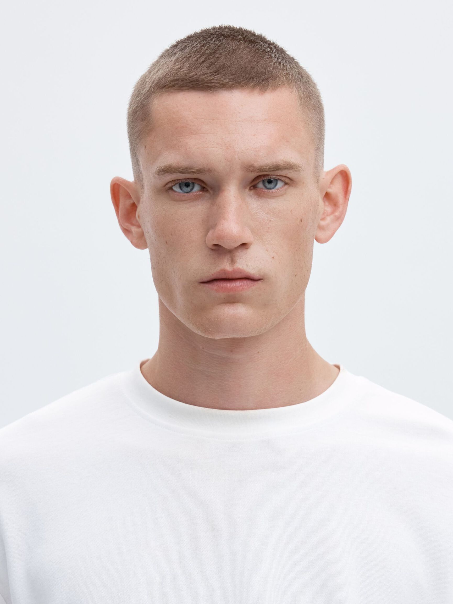 SURDIMENSIONNÉ À MANCHES COURTES T-SHIRT, Bright White, highres