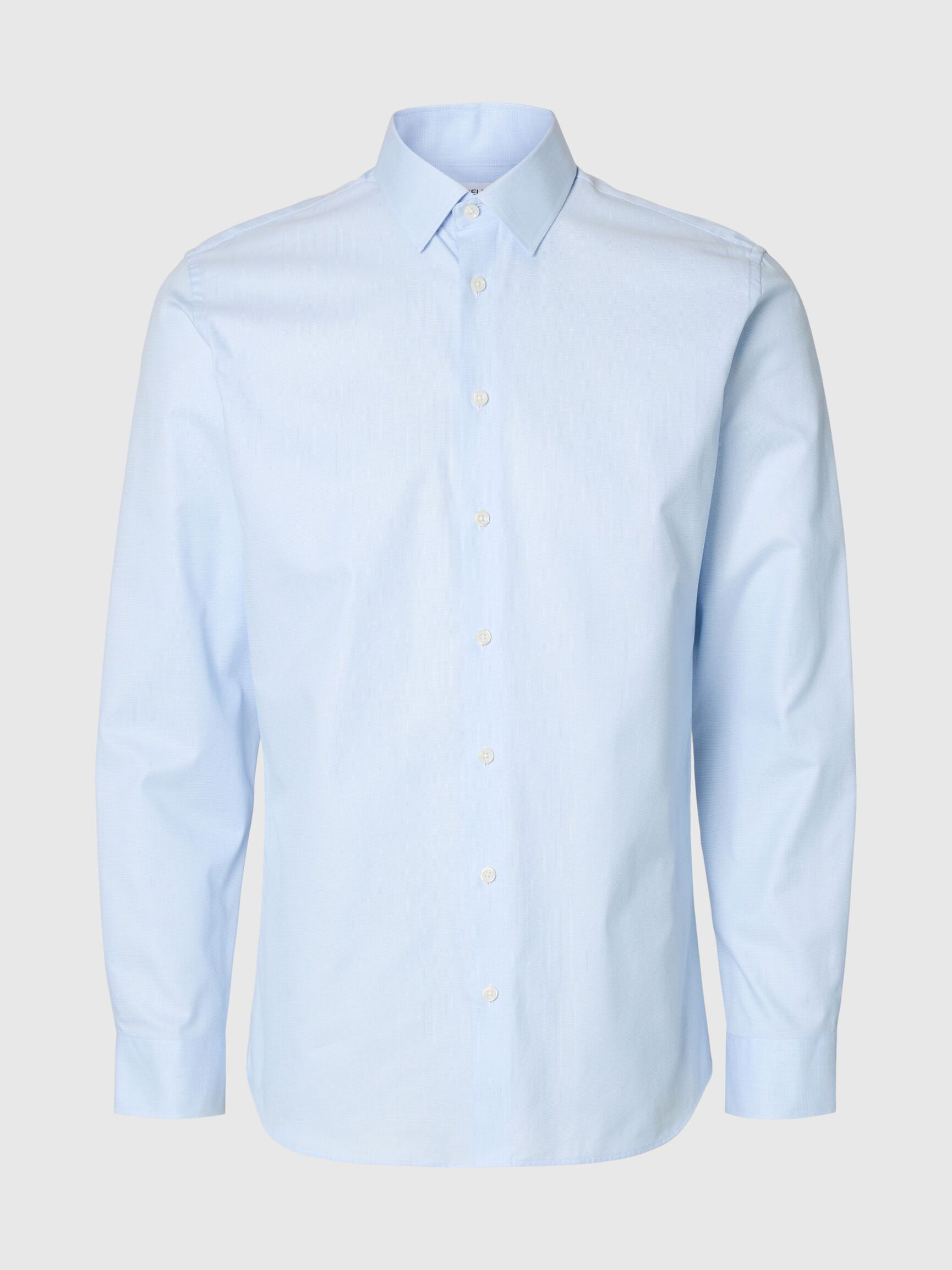 LANGÄRMELIGES SLIM FIT HEMD, Light Blue, highres