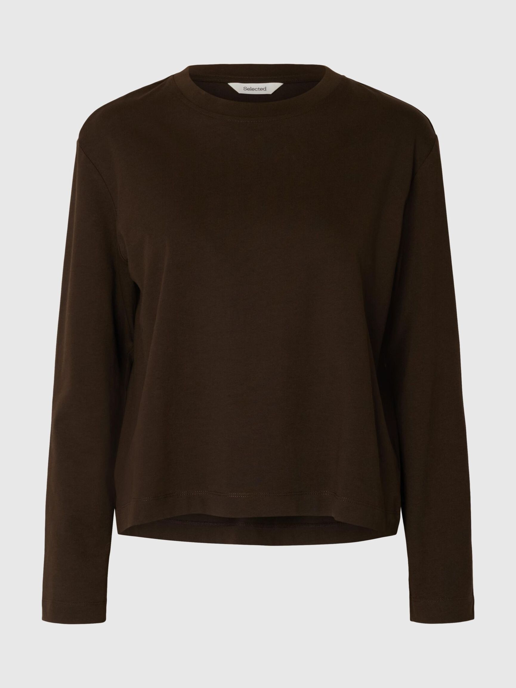 LONG-SLEEVED BOXY T-SHIRT, Delicioso, highres