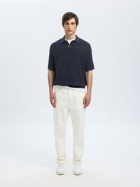 CAMICIA POLO IN MAGLIA, Sky Captain, highres