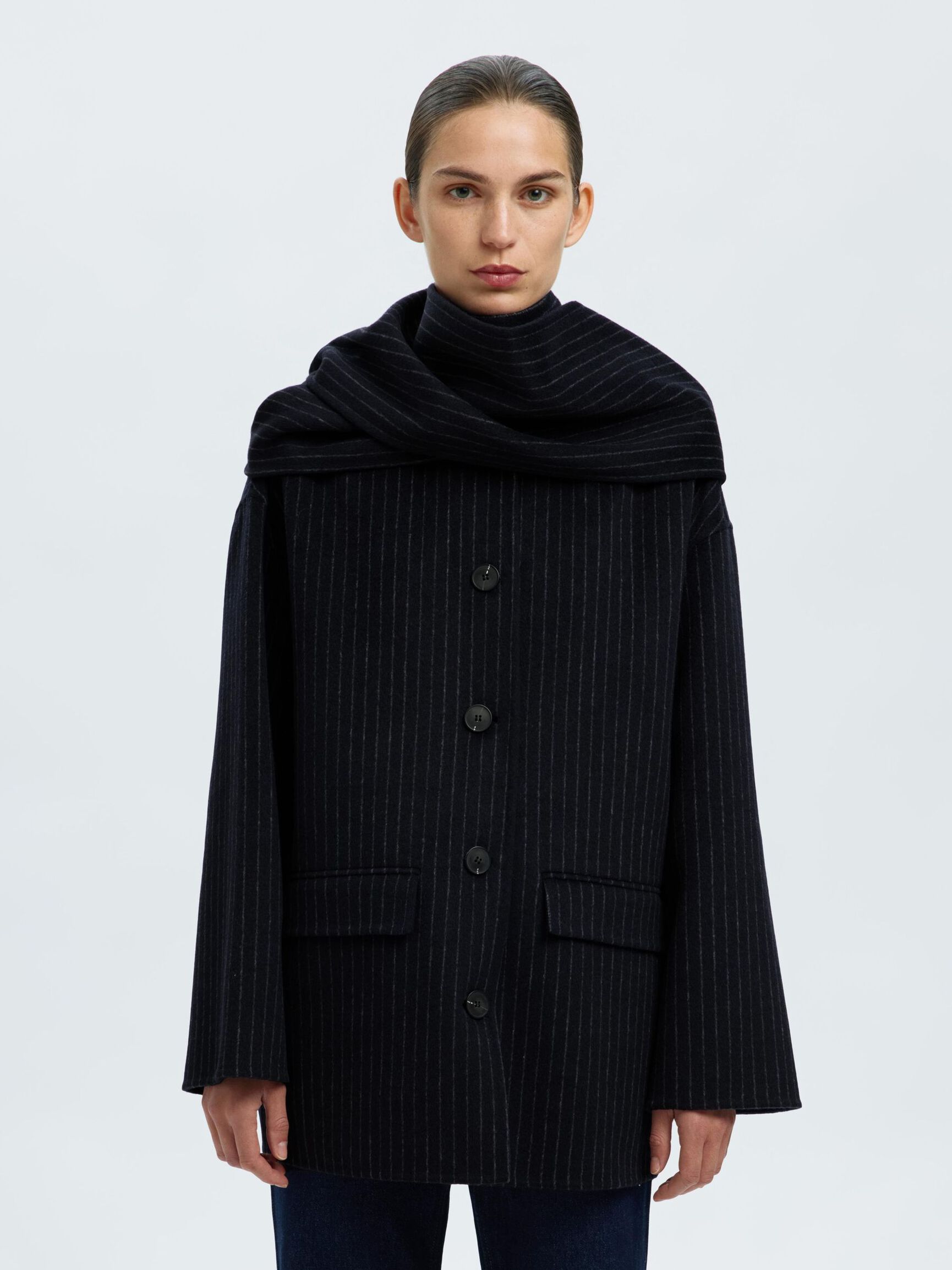 WOLLMIX JACKE, Dark Sapphire, highres