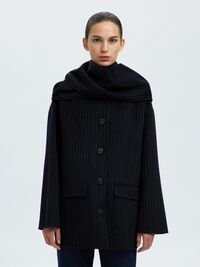 WOLLMIX JACKE, Dark Sapphire, highres