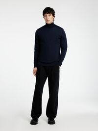 100% MERINOWOL COLTRUI, Navy Blazer, highres