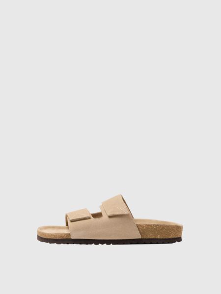 Selected SUEDE SLIDERS, Sand, highres - 16088732_Sand_001.jpg