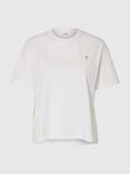 Selected EMBROIDERED CREWNECK T-SHIRT, Bright White, highres - 16101219_BrightWhite_1258640_001.jpg