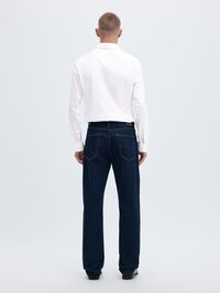 SLIM FIT STRETCH SHIRT, Bright White, highres