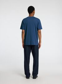 COTTON SLUB T-SHIRT, Oceana, highres