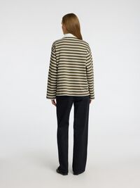 STRIPED  LONG-SLEEVED POLO, Kalamata, highres